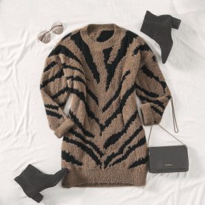 Leopard print sweater