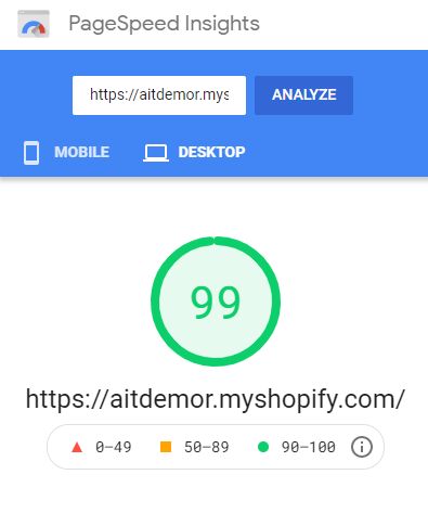 store desk top speed with AiTrillion