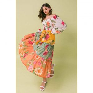 Shopify store of floral dress