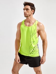Men Color Block Tank Top