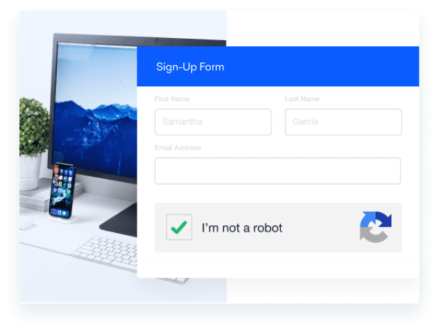 Add a CAPTCHA and Ensure Authentication